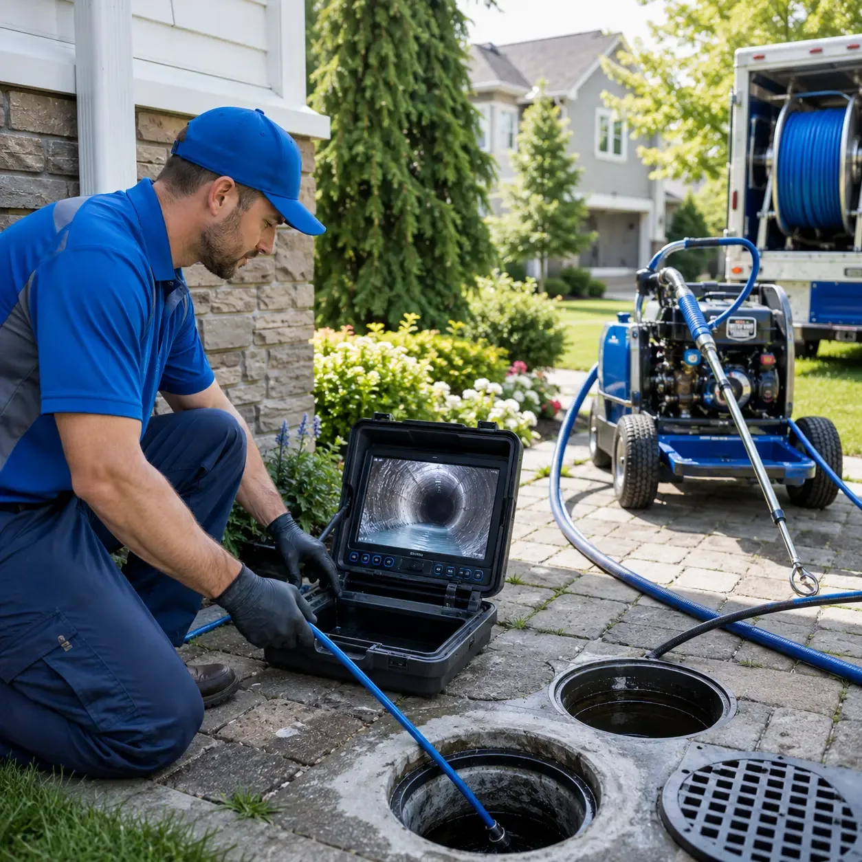 Outdoor drain cleaning professionals serving Pelham, NH